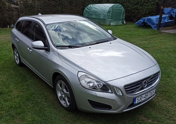 Volvo V60 cena 38900 przebieg: 253300, rok produkcji 2012 z Rybnik małe 92